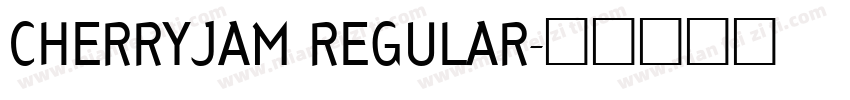 CHERRYJAM REGULAR字体转换